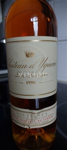 Бордо Сотерн Premier Cru Château Yquem 1990