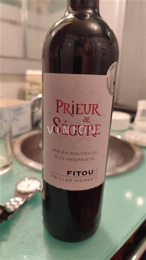 Languedoque Fitou Prieur de Ségure Vieilles Vignes Não Sazonado