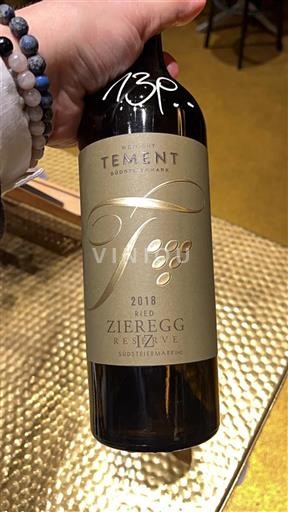 Rượu vang Blanc sec Ried Zieregg IZ Reserve Tement 2018 Áo Steiermark Südsteiermark DAC DAC