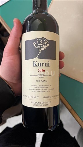 Вина Rouge sec Kurni Oasi degli Angeli 2016 Італія Марке IGT