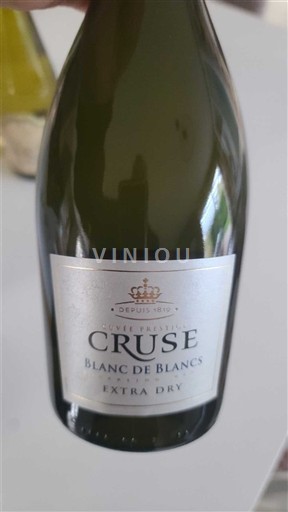 Ігристі вина Blanc extra-sec Cuvée Prestige Cruse Non millésimé Франція Бордо Не вказано AOC