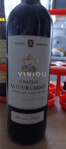 Бордо Медок Grand Cru Château La Tour Carnet 2004