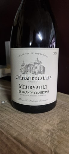 Burgundia Meursault Château La Crée Les Grands Charrons 2020