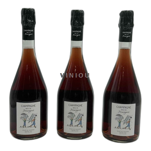 Spumanti Rosé brut-nature Rosé de Saignée Grand Cru Amis de Beauregard Non millésimé Francia Champagne AOC