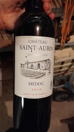Viner Rouge sec Château Saint-Aubin 2010 Frankrike Bordeaux Médoc AOC