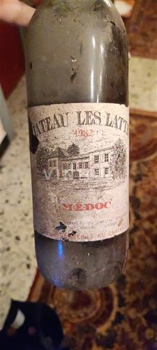 Бордо Медок Château Les Lattes 1982