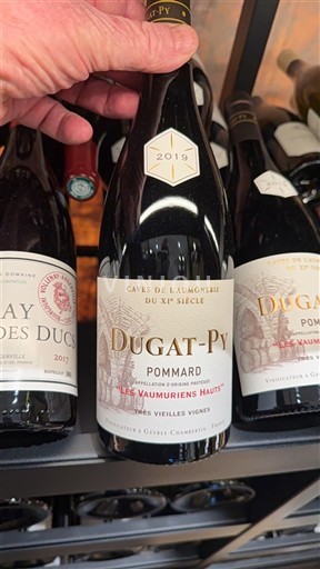 Vinos Rouge sec Les Vaumuriens Hauts Dugat-Py 2019 Francia Borgoña Pommard AOC