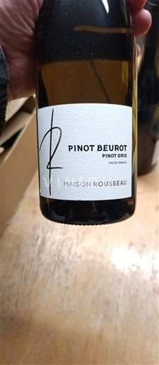 Бургундія Не вказано Maison Rousseau Pinot Beurot 2023