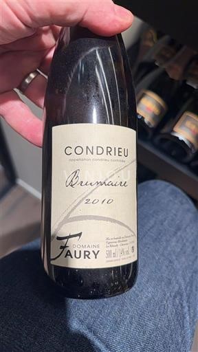 Valle del Rodano Condrieu Domaine Faury Brumaire 2010