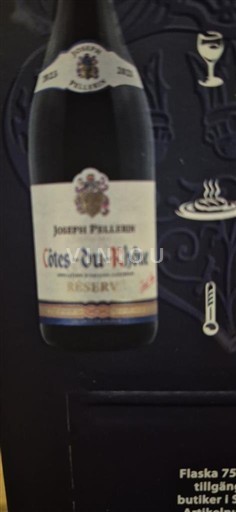 Rhône-dalen Côtes-du-Rhône Joseph Pellerin Réserve Ikke årgangsbestemt
