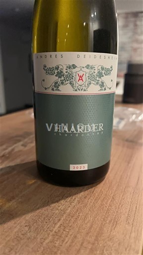 Вина Blanc sec Haarder Chardonnay Andres Deidesheim 2023 Німеччина Пфальц