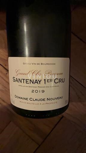 Бургундія Сантене Premier Cru Domaine Claude Nouveau Grand Clos Rousseau 2019