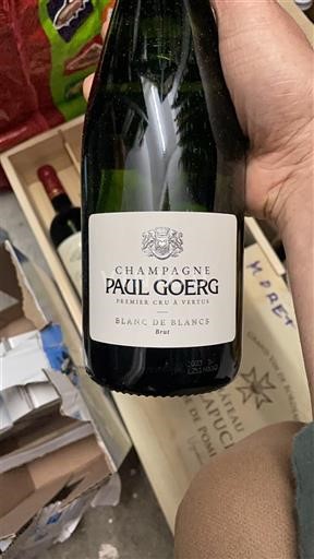 Champagne Premier Cru Paul Goerg Blanc de Blancs Brut Premier Cru Senza annata