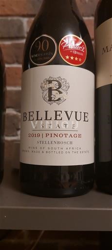 Obalna regija Stellenbosch Bellevue Estate Pinotage 2019