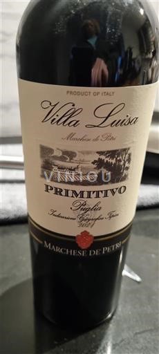 Puglia Primitivo di Puglia Villa Luisa 2024