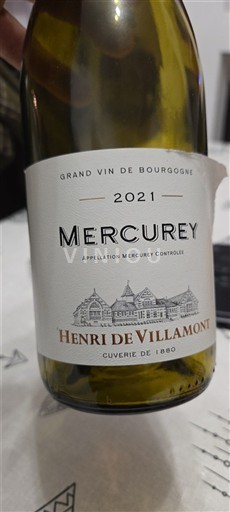 Бургундія Меркуре Henri de Villamont 2021
