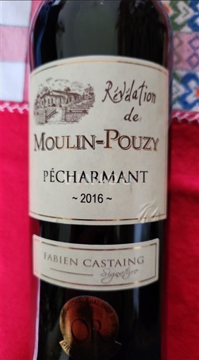 Sud-Vest Pécharmant Révélation de Moulin-Pouzy 2016