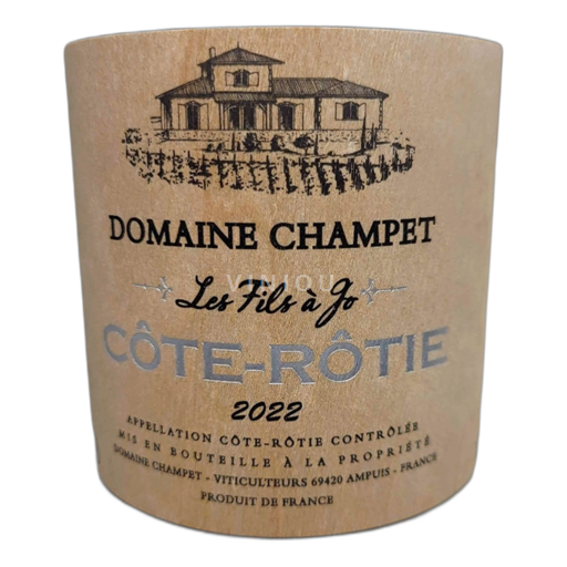Vallée du Rhône Côte-rôtie Domaine Champet Les fils à Jo 2022