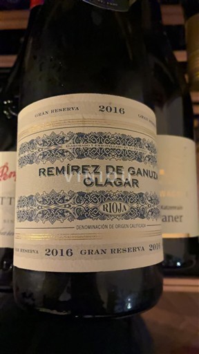 La Rioja Rioja Remírez de Ganuza Olagar 2016
