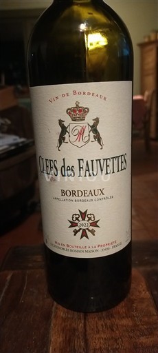 Бордо Clefs des Fauvettes 2022
