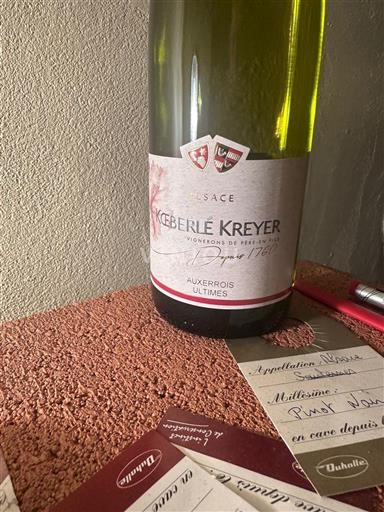 Ельзас Keberlé Kreyer Auxerrois Ultimes 2023