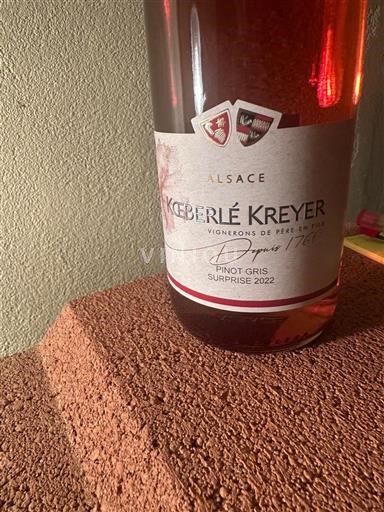 Ельзас Koeberlé Kreyer Pinot Gris Surprise 2022