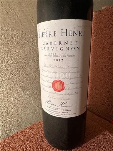 Víno Rouge sec Pierre Henri 2012 Francie Languedoc a Roussillon Pays d'Oc IGP