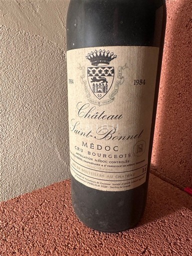 Bordeaux Médoc Château Saint-Bonnet 1984