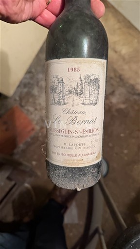 Víno Rouge sec Château Le Bernat 1985 Francie Bordeaux Puisseguin-saint-émilion AOC