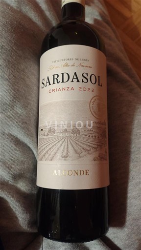 Вина Rouge sec Crianza Sardasol 2022 Іспанія Наварра Навара Vino de España