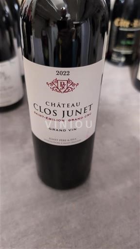 Burdeos Saint-Émilion Gran Cru Grand Cru Château Clos Junet 2022