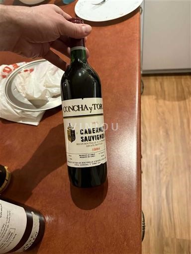 Wines Rouge sec Concha y Toro 1984 Chile Maipo Valley Maipo Central