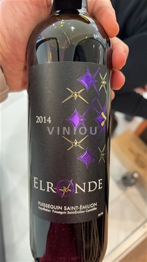 Bordeaux Puisseguin-saint-émilion Elrond 2014