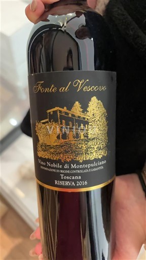 Toscana Vino Nobile di Montepulciano Fonte al Vescovo Riserva 2016