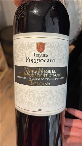 Toscana Vino Nobile di Montepulciano Tenute Poggiocaro 2018