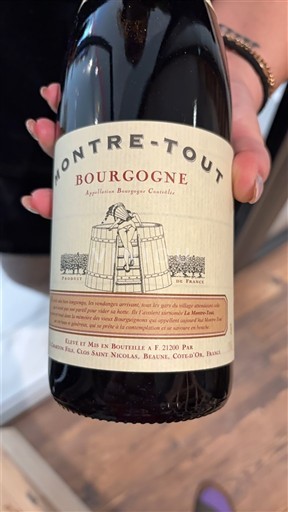 Bourgogne Clos Saint Nicolas Montre-Tout 2022