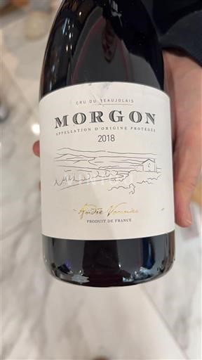 Beaujolais Morgon André Vonnécure 2018