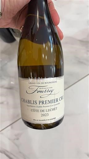 Burgundsko Chablis Premier Cru Domaine Fourrey Côte de Léchet 2023