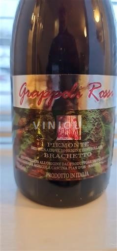Piemonte Nespecificat Cascina Pian d'Ur Grappoli Rossi Nemilésimat
