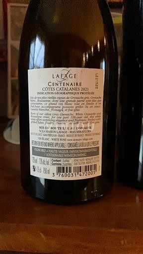 Languedoc y Rosellón Costas Catalanas Lafage Centenaire 2021