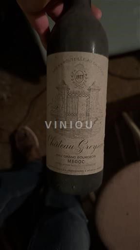 Bordeaux Médoc Château Greysac 1977