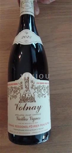 Burgundi Volnay Domaine Rossignol-Février Vieilles Vignes 2022