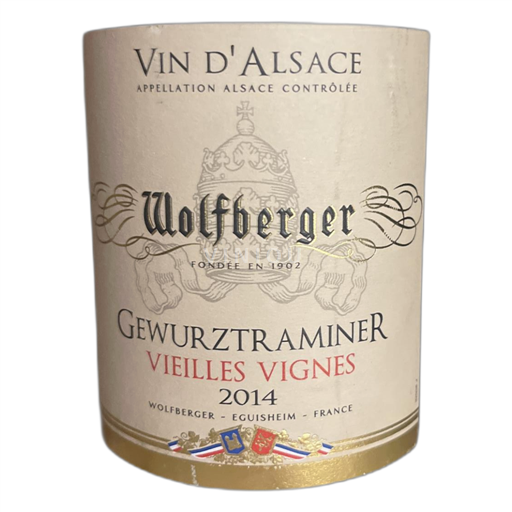 Alsace Ospecificerad Wolfberger Gewurztraminer Vieilles Vignes 2014