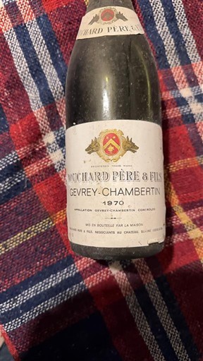 Burgundsko Gevrey-Chambertin Bouchard Père & Fils 1970
