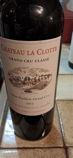 Bordeaux Saint-Émilion Grand Cru Grand Cru Château La Clotte 2011