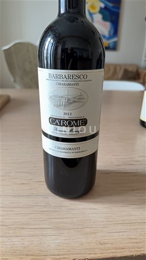 Piemonte Barbaresco Ca' Rome' Chiaramanti 2012