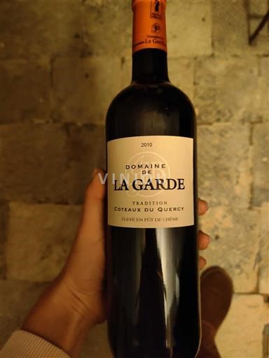 Sud-Vest Coteaux-du-Quercy Domaine La Garde Tradition 2010