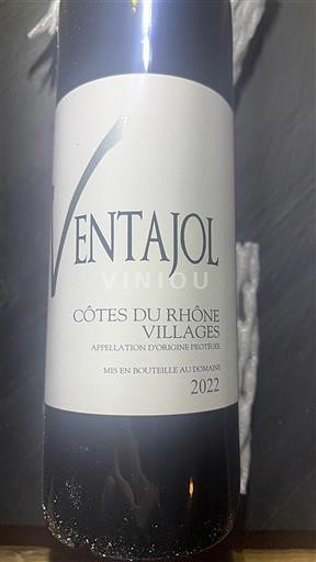 Vale do Ródano Côtes-do-ródano-villages Ventajol 2022