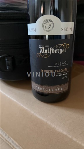Alsace Wolfberger Roche Calcaire Caractère 2023
