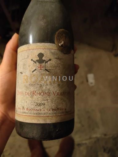 Vale do Ródano Côtes-do-ródano-villages Domaine Rouge-Bleu 2009